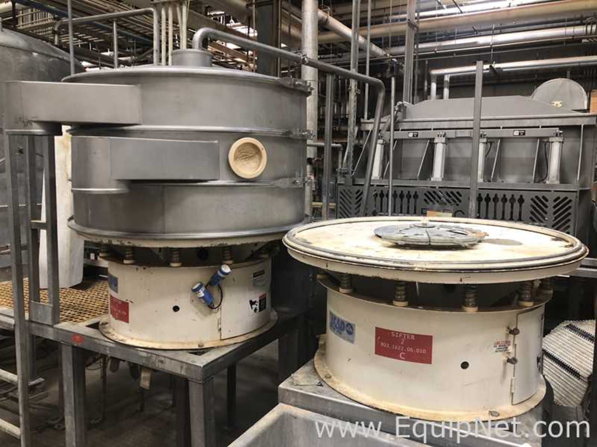 Lot Of Two 48 Inch Sweco Round Separator Sifter Screeners Model XS48S888TLWC - Image 13 of 13