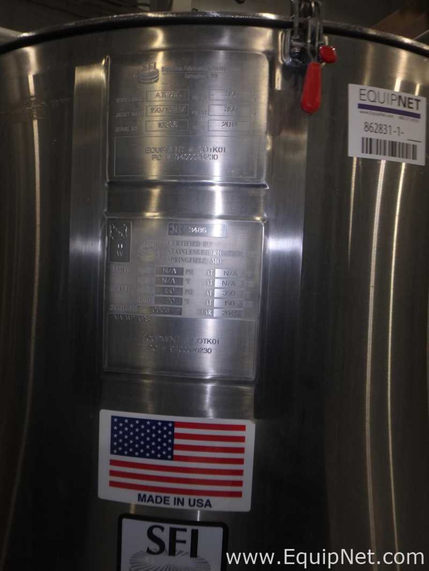 Stainless Fabrication Inc. 10806 Tank - Image 7 of 11