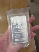 Vintage Amark 10 oz Silver Bar