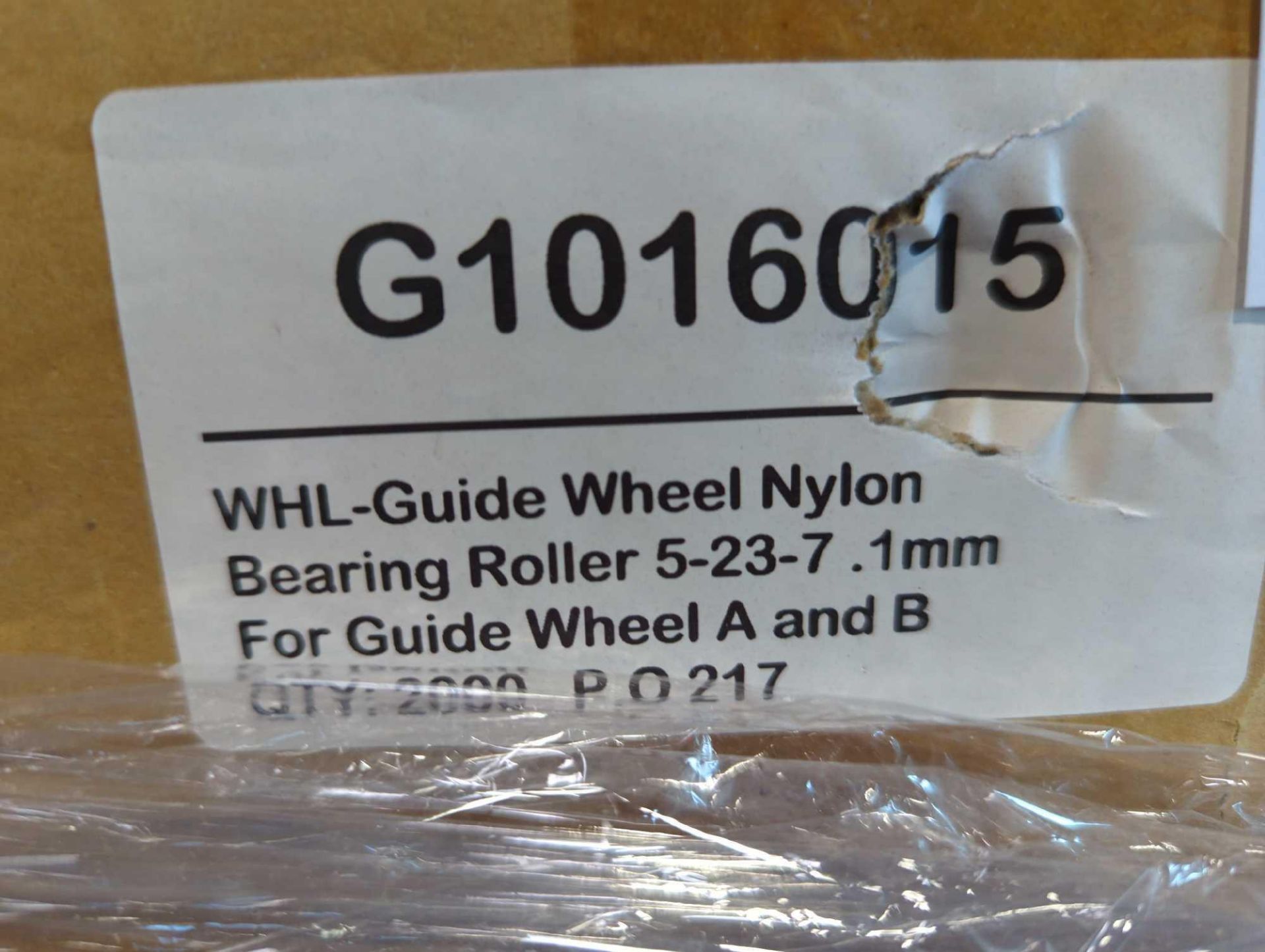 Nylon bearing rollers