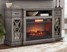 Fireplace console