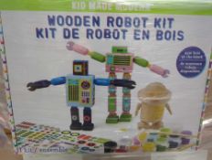 wooden robot kit