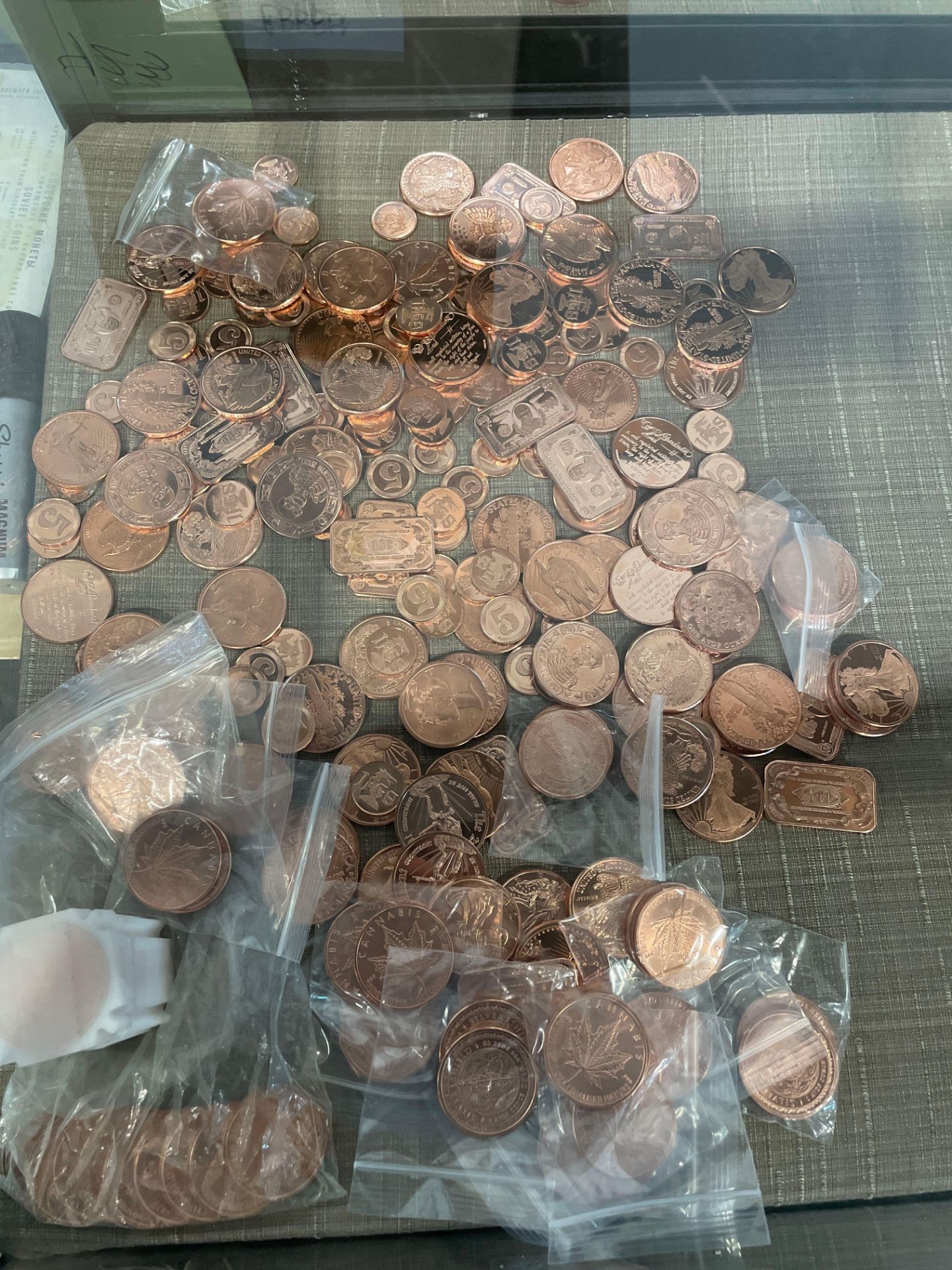 10 pounds copper rounds/ingots