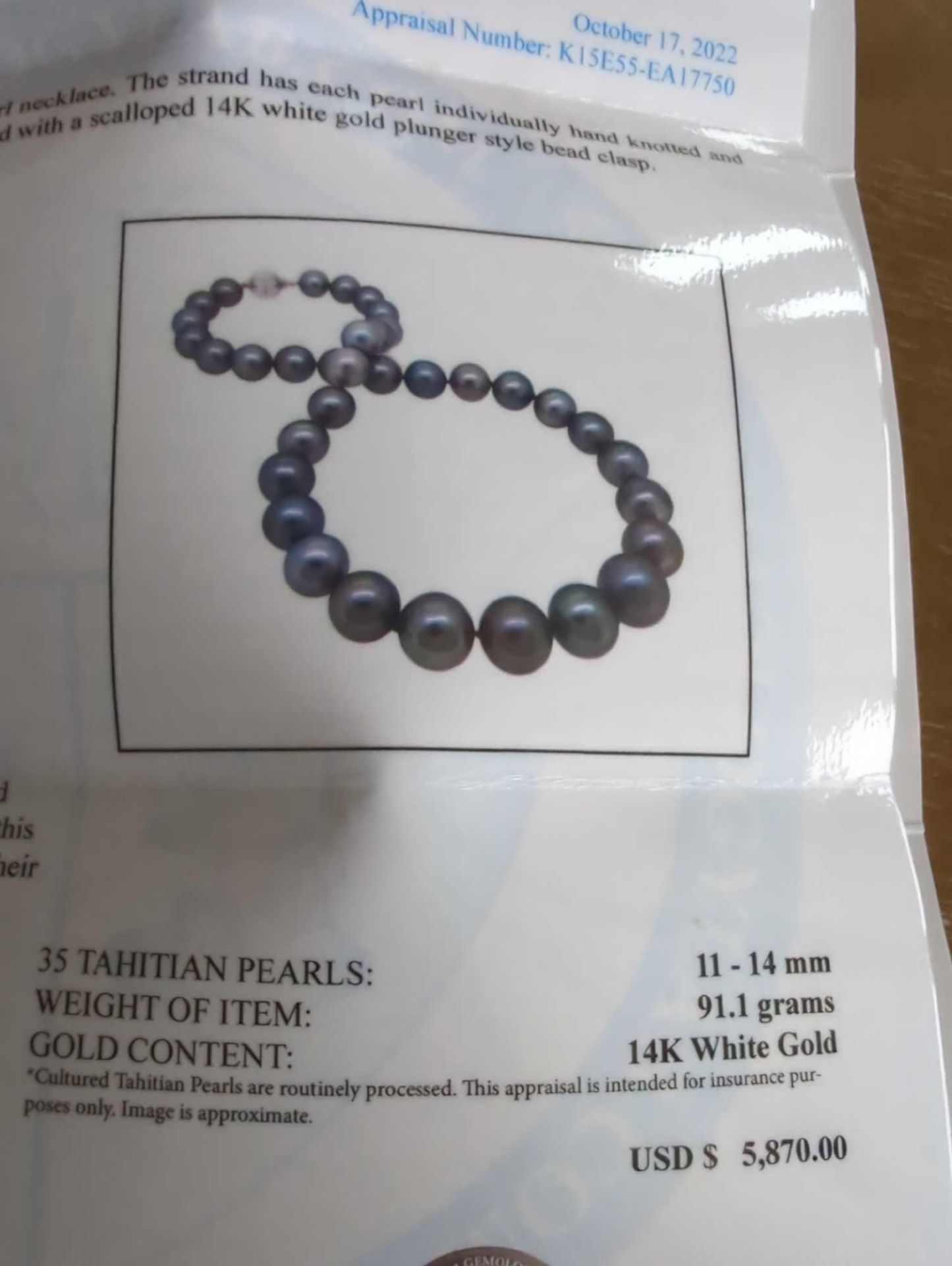 35 tahitian pearls - Image 3 of 8