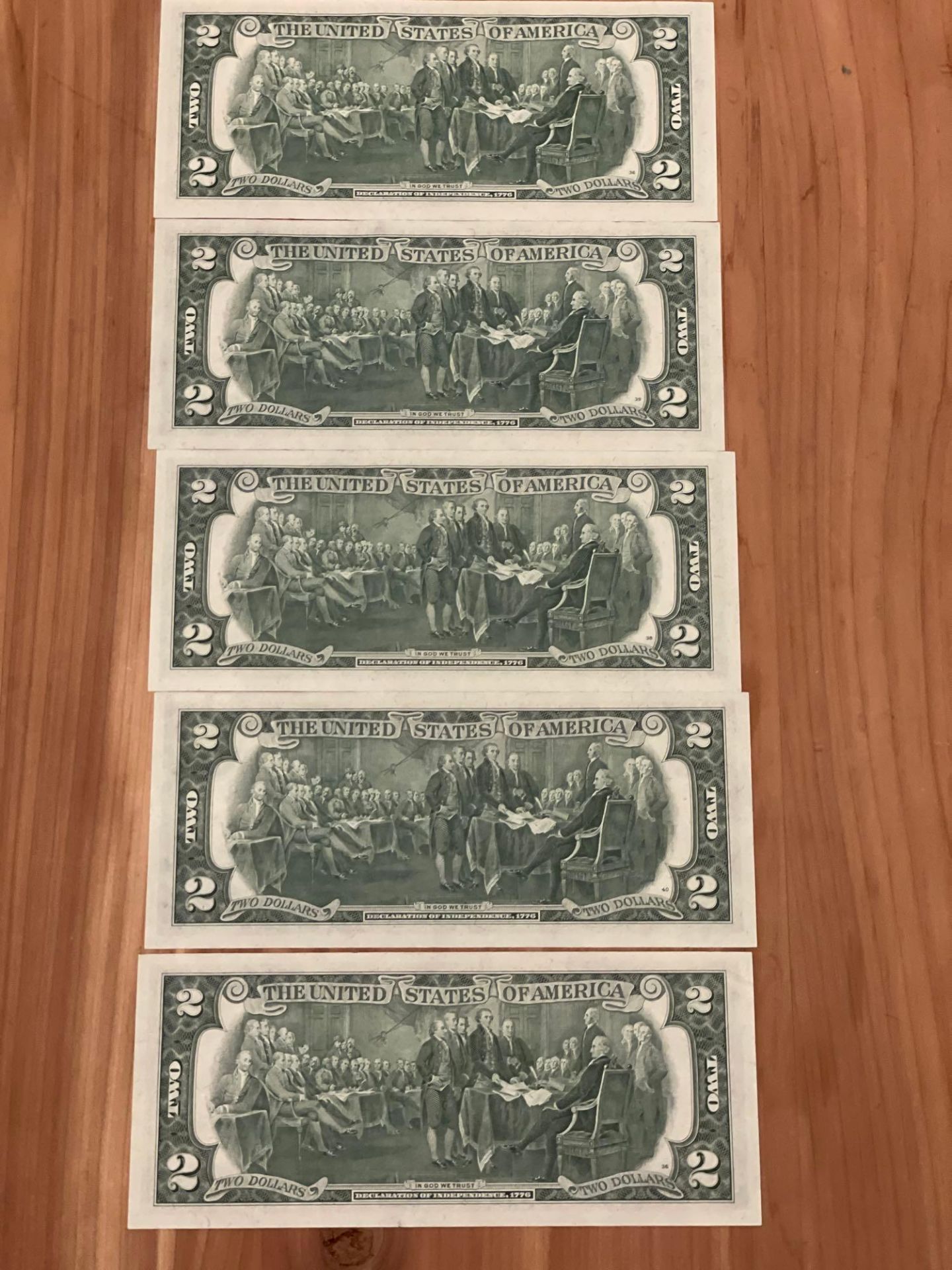 Consecutive $2 notes - Image 3 of 5