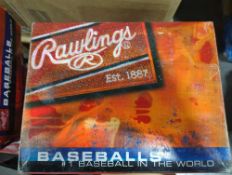 Rawlings baseballs, and more