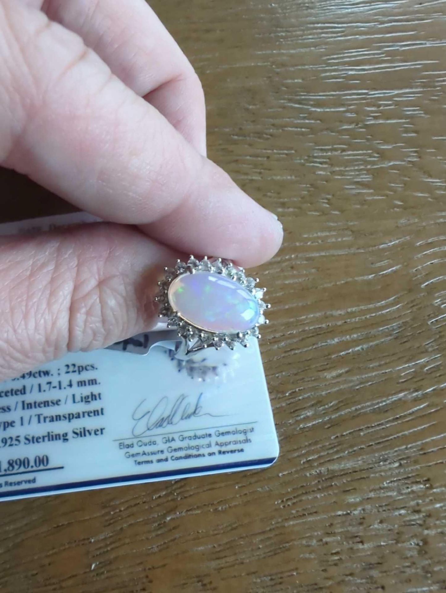 Opal ring - Image 4 of 4