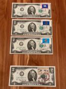 1976 $2 Consecutive notes