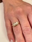 Oval & Pear Diamond Ring