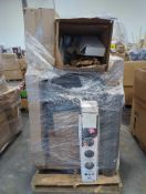 (1) Pallet- Weather, floor mats, Durx 770, gas cans, cooler, car parts and more