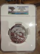 2013 5 oz Silver 25c Great Basin Early Releases ms69 5 oz Coin