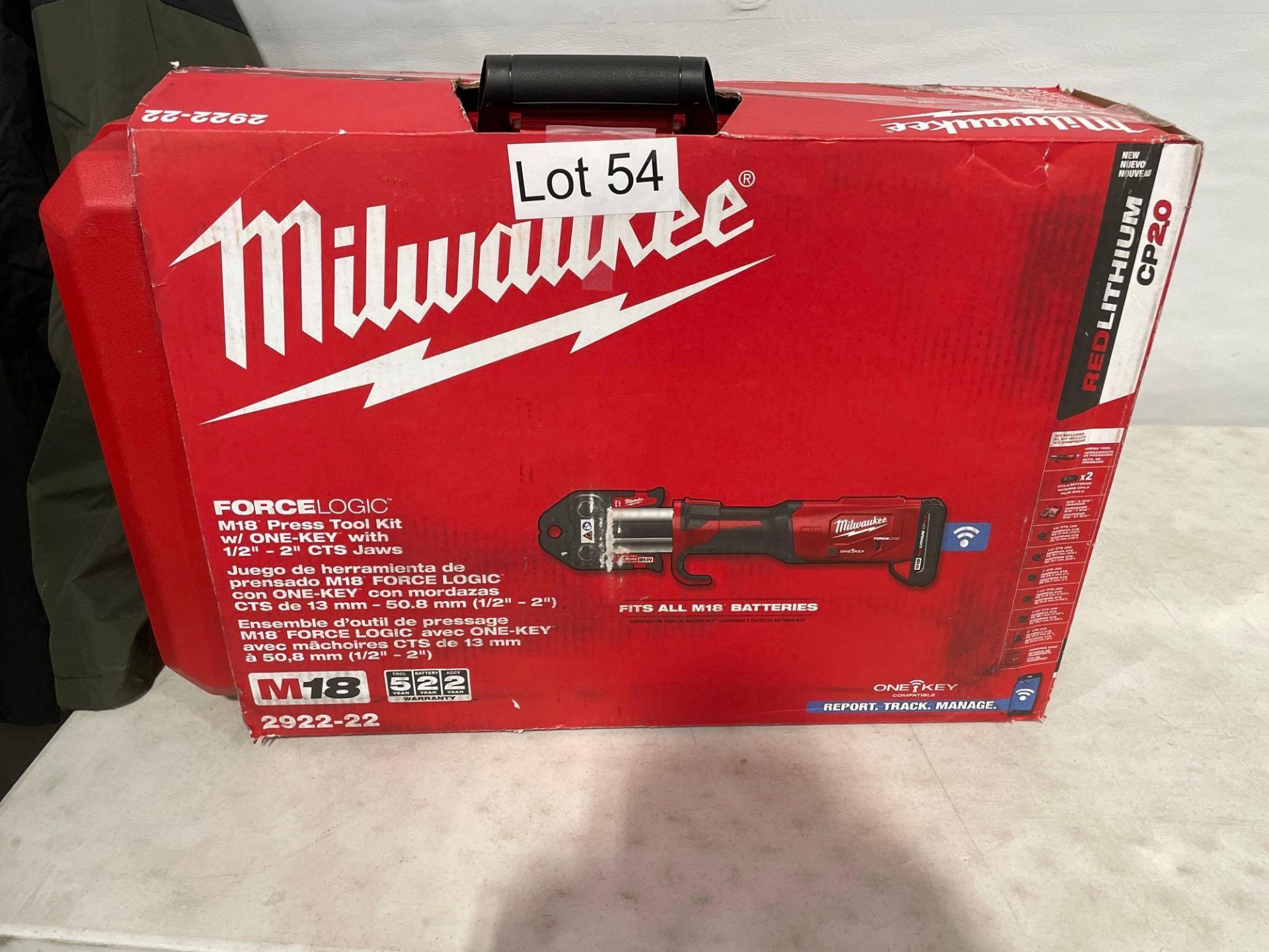 Milwaukee Force Logic M18 2922-22