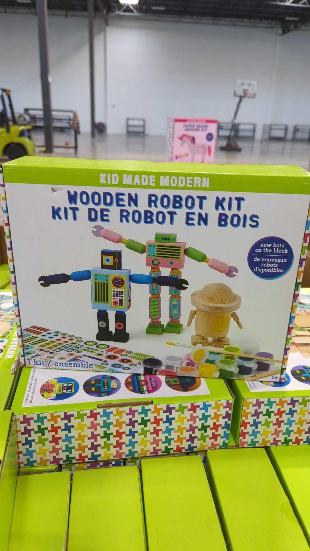 GL- Kid made modern: Wooden Robot kits approx 92 pcs - Image 2 of 4