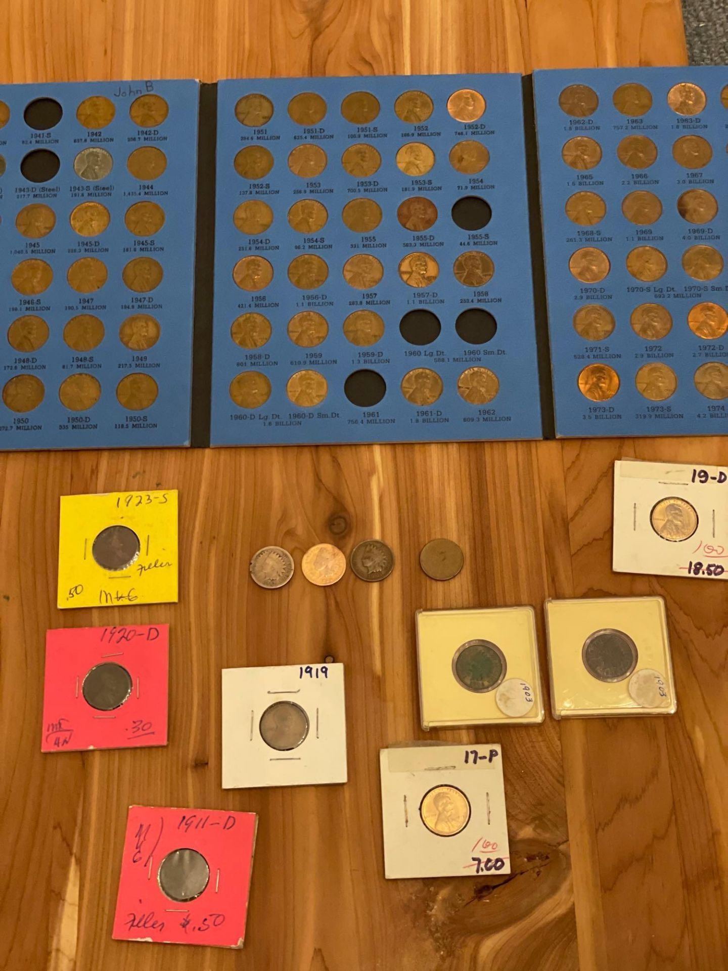 Indian Head Pennies and more - Image 2 of 9