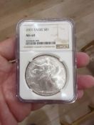 2001 Graded Silver Eagle