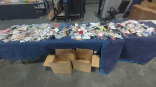 large table of costume jewelry (approximately 60 lbs)