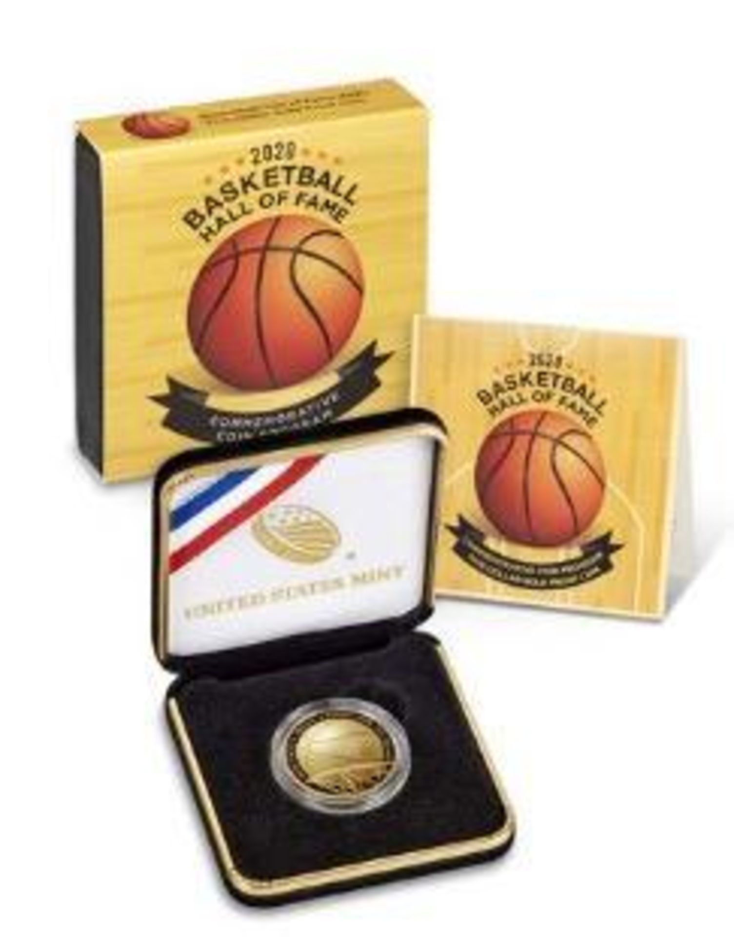 $5 Gold Commemorative Basketball Proof - Image 2 of 3