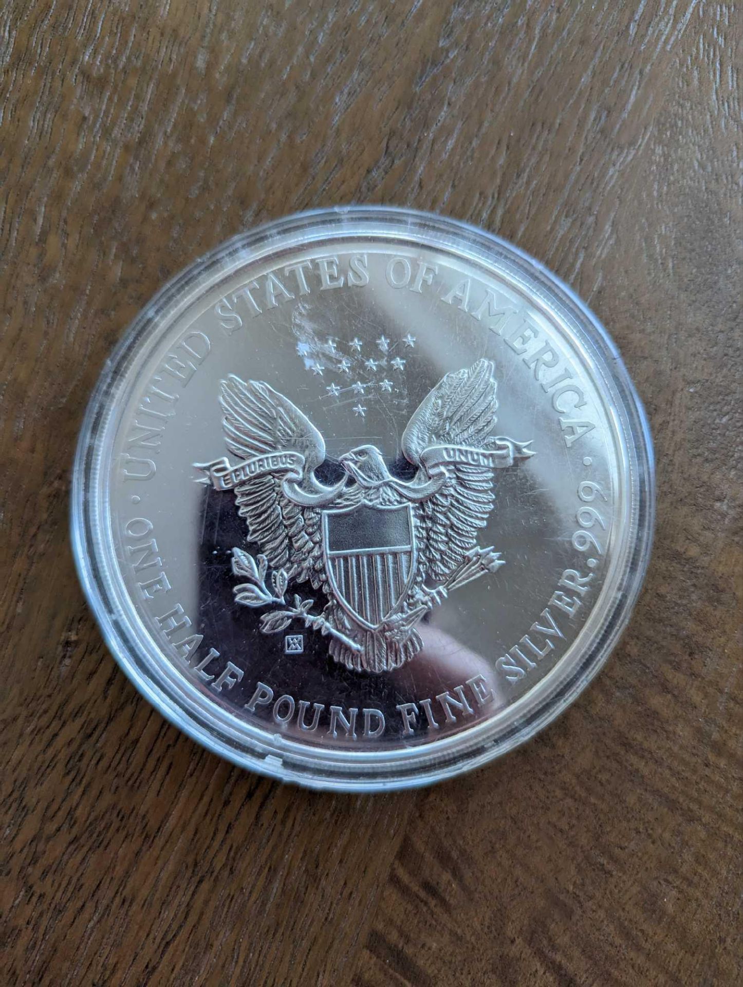 1/2 pound walking liberty silver coin 1995 - Image 3 of 3