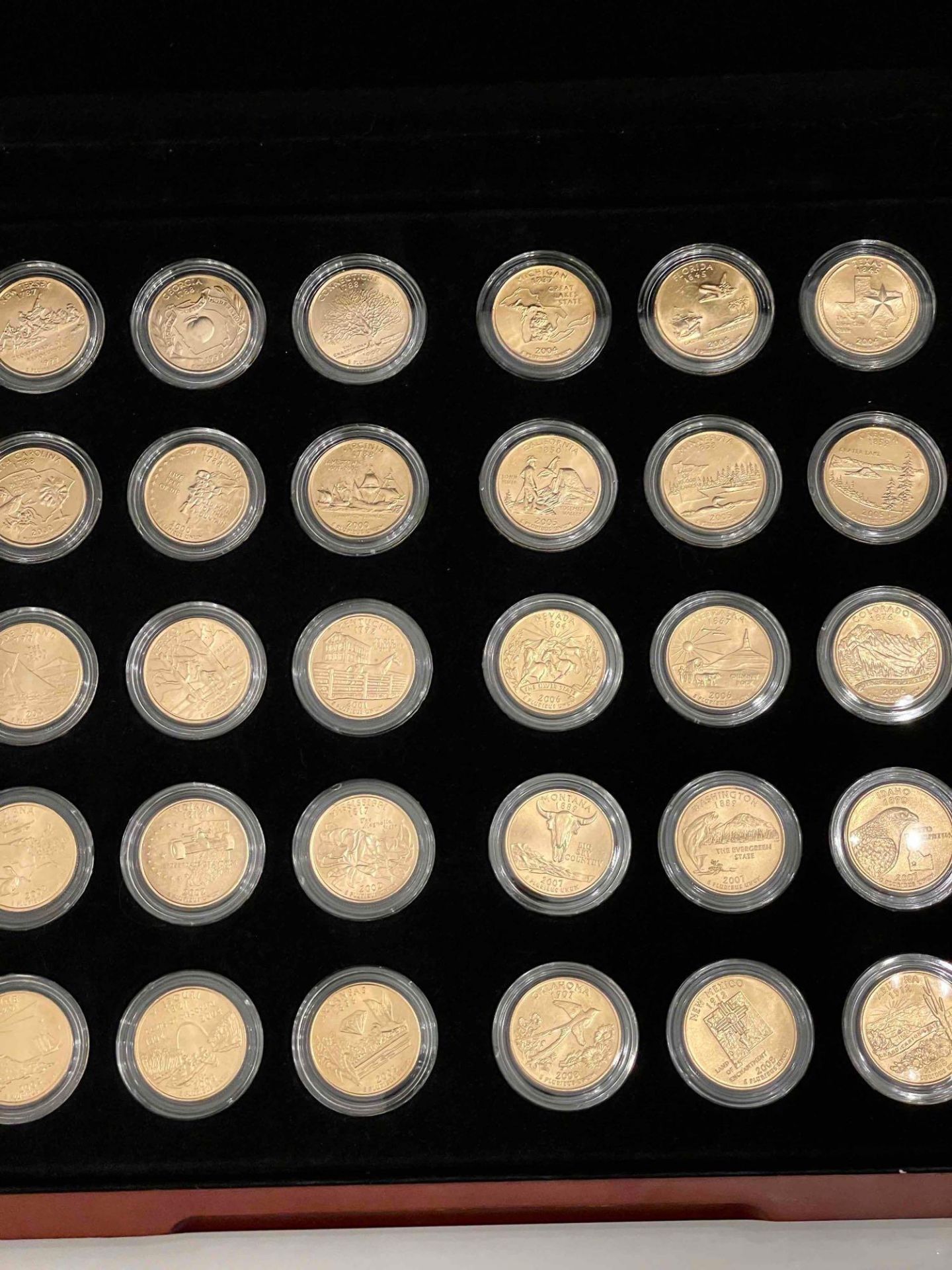 24 Karat Gold Quarter Set - Image 6 of 8