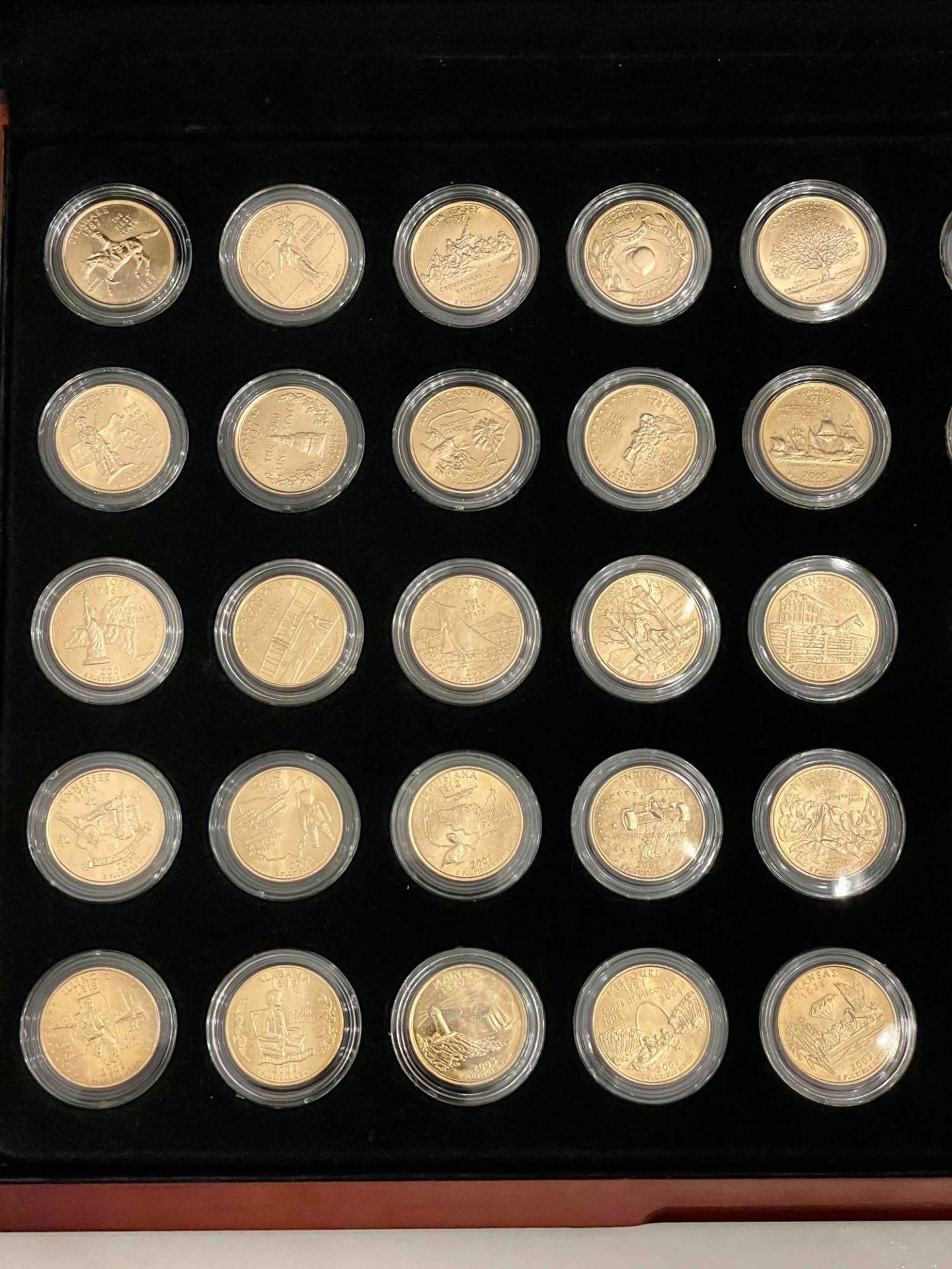 24 Karat Gold Quarter Set - Image 8 of 8