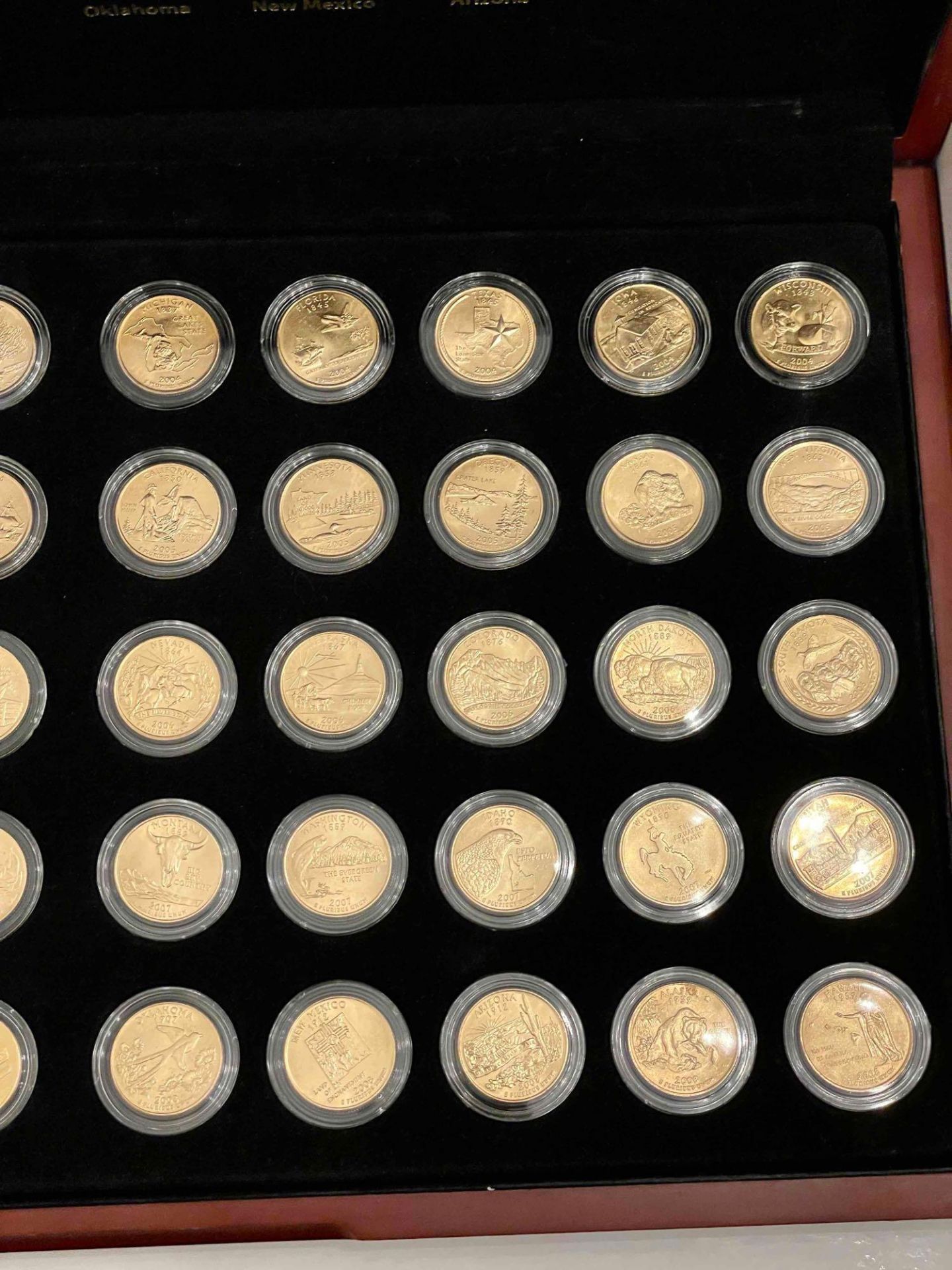 24 Karat Gold Quarter Set - Image 3 of 8