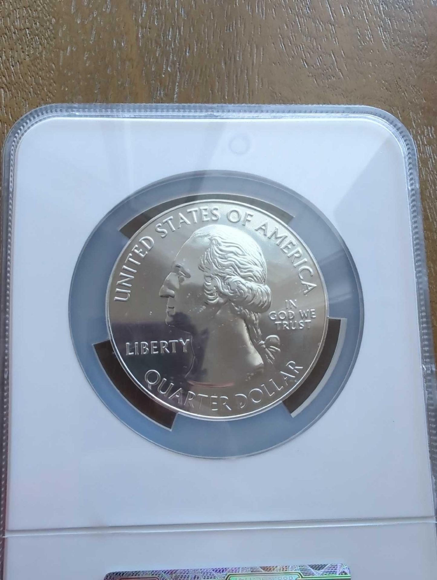 2010 5oz Silver 25c Mount Hood Early Releases MS 69 - Image 4 of 5