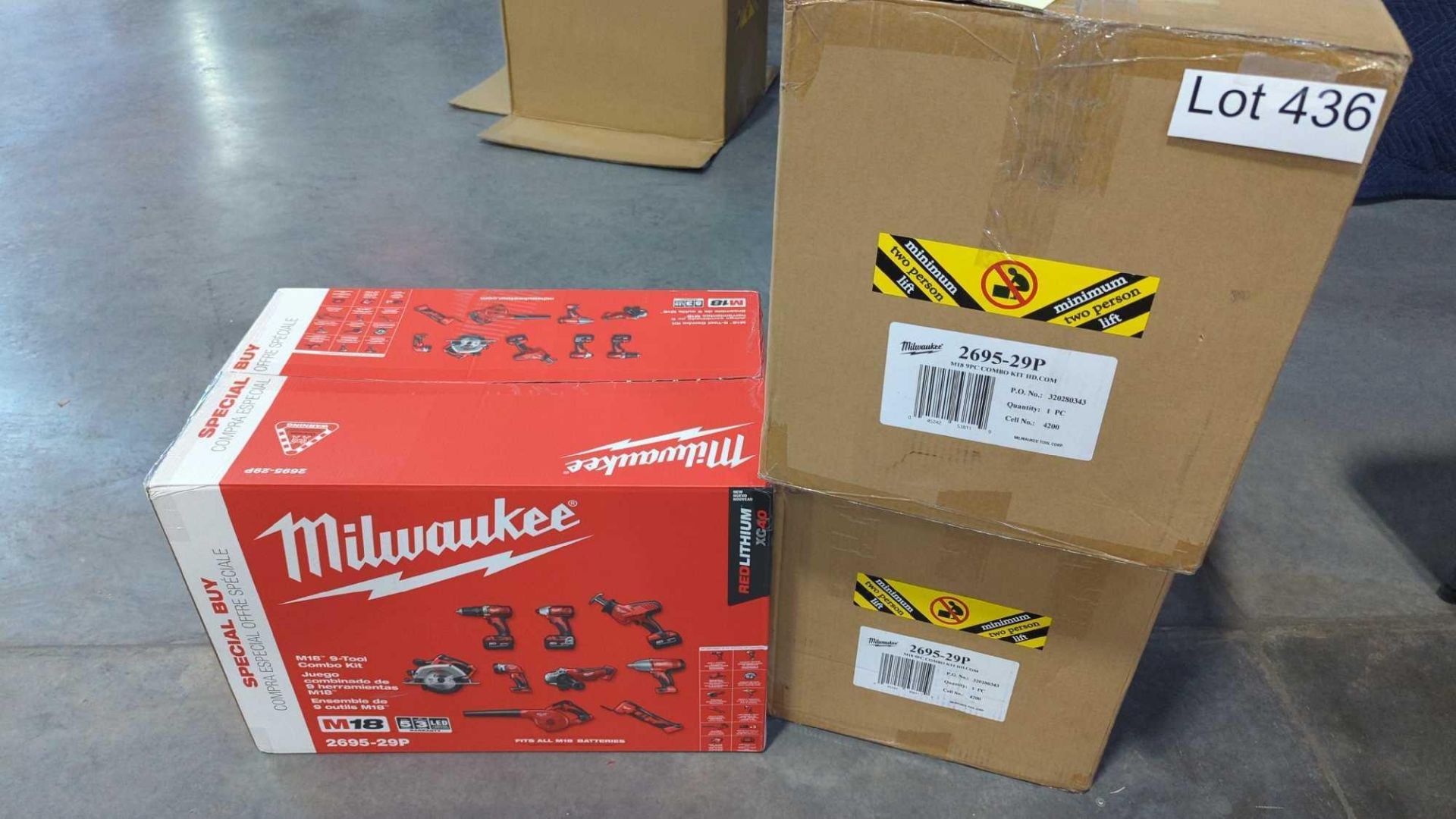 (3) Milwaukee M18 9-Tool Combo Kits - Image 7 of 20