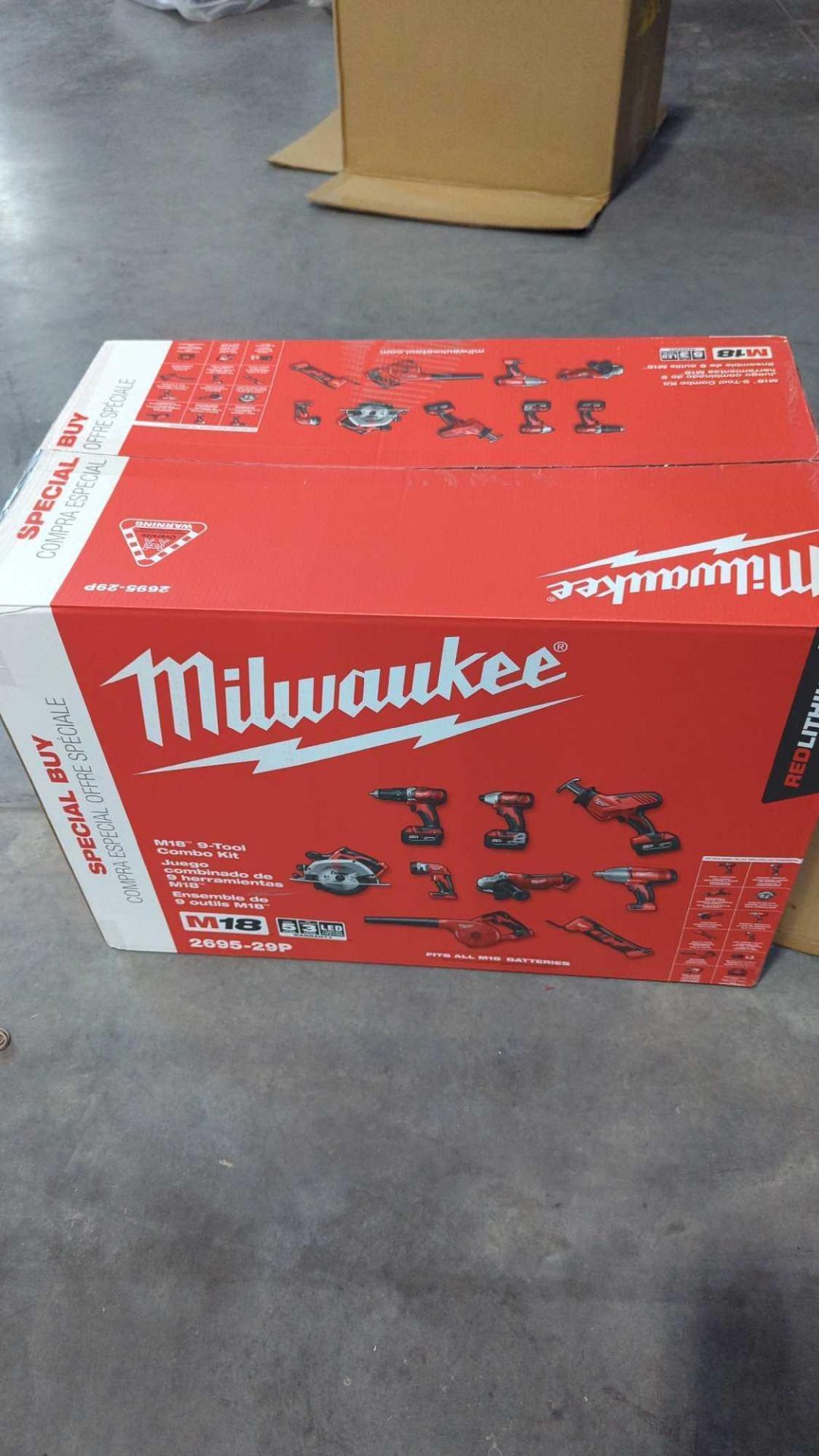 (3) Milwaukee M18 9-Tool Combo Kits - Image 3 of 20