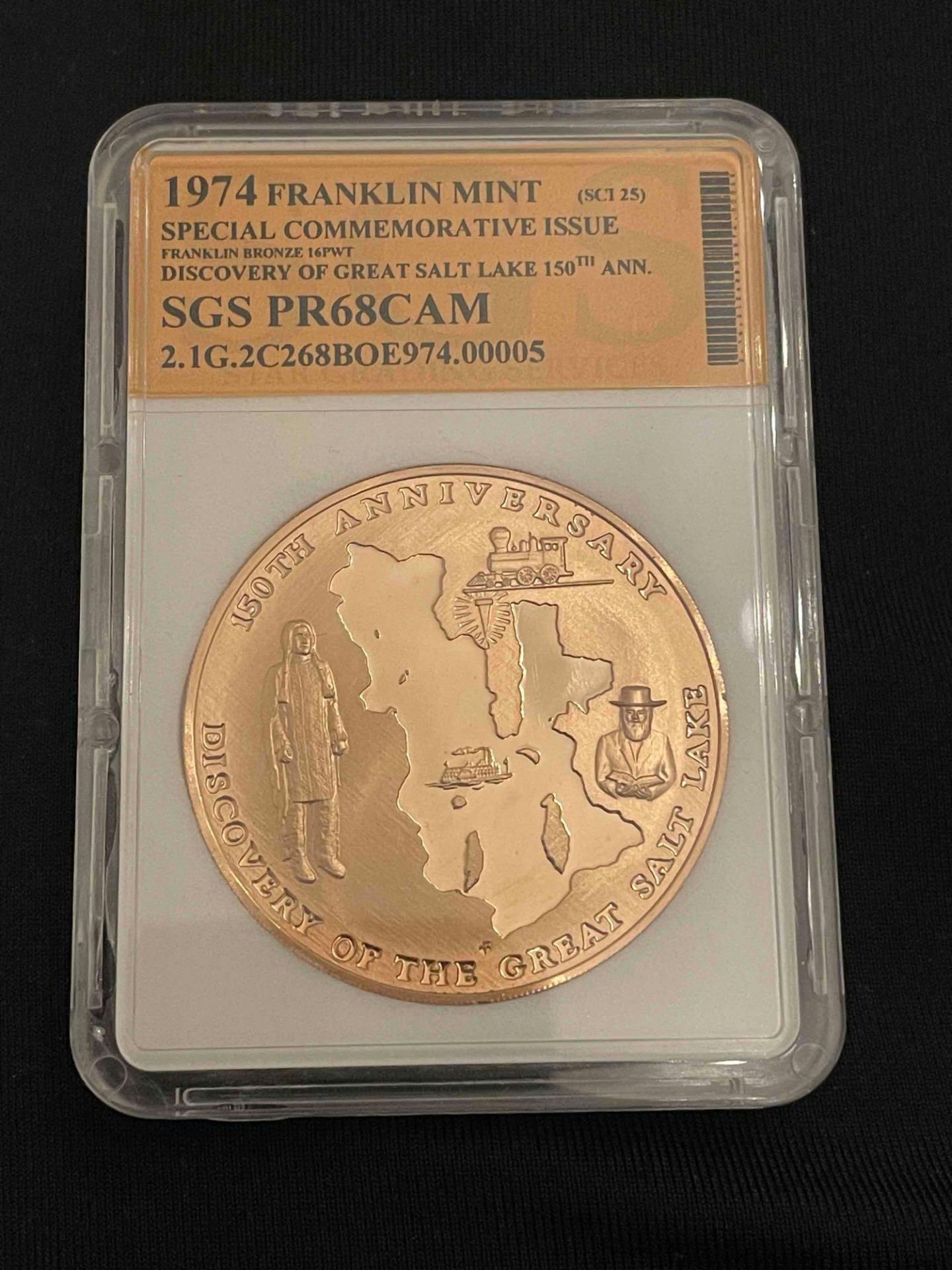 1974 Discovery of Great Salt Lake Coin