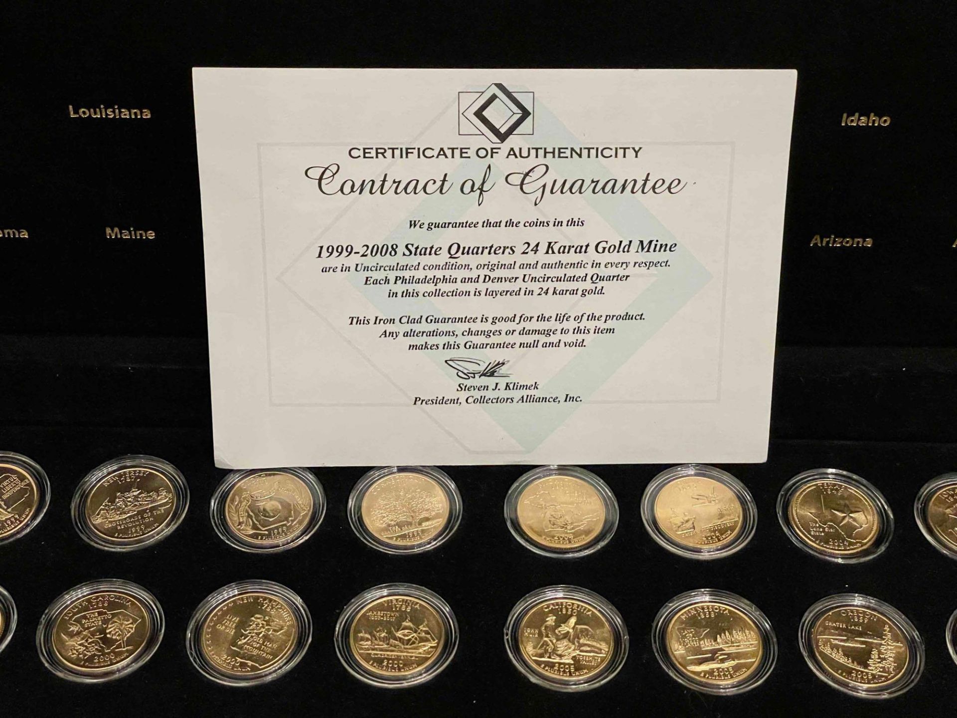 24 Karat Gold Quarter Set - Image 2 of 8