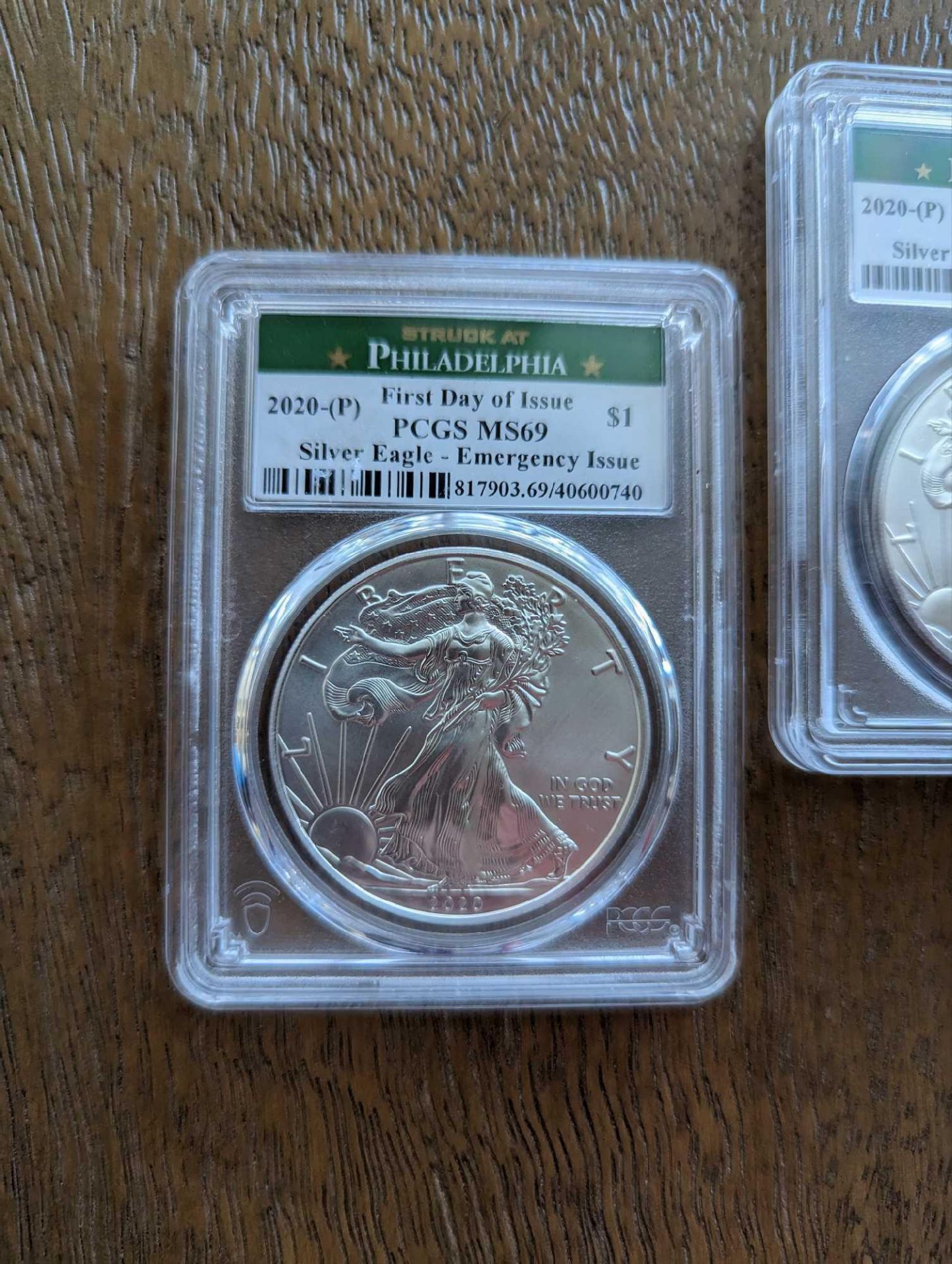 2 2020 Emergency Issue Silver Eagles