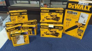 Dewalt Tools: Batteries, Drills, Blower, jig saws