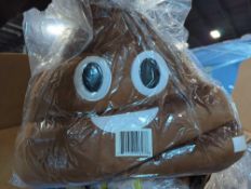 Pallet- Poop emoji plushies, Donna Bella Leather Handbags