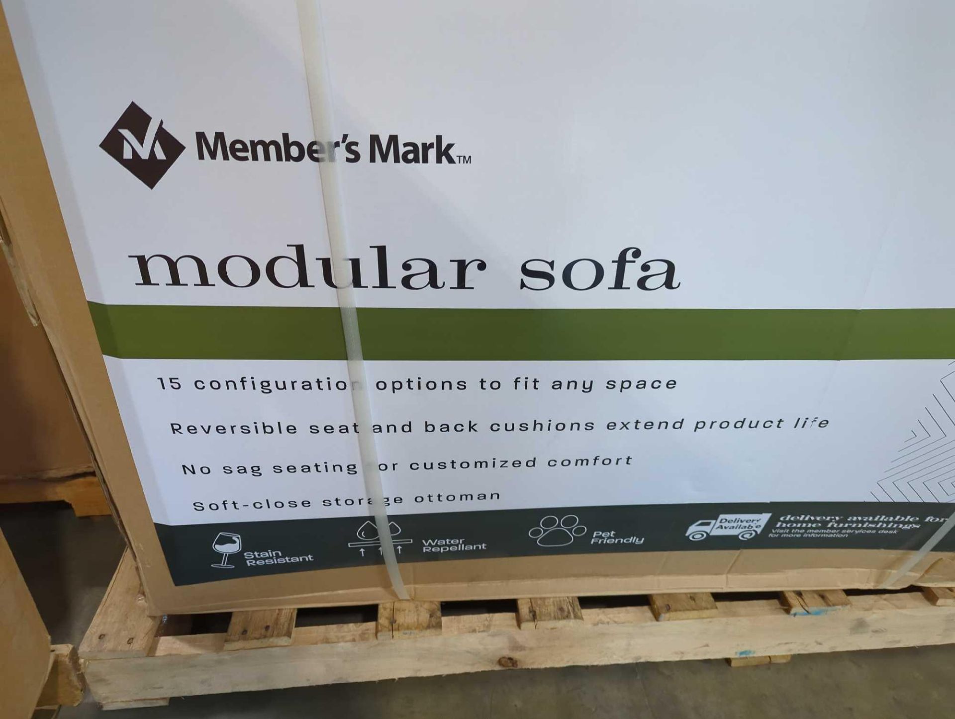 members mark modular sofa - Image 2 of 6