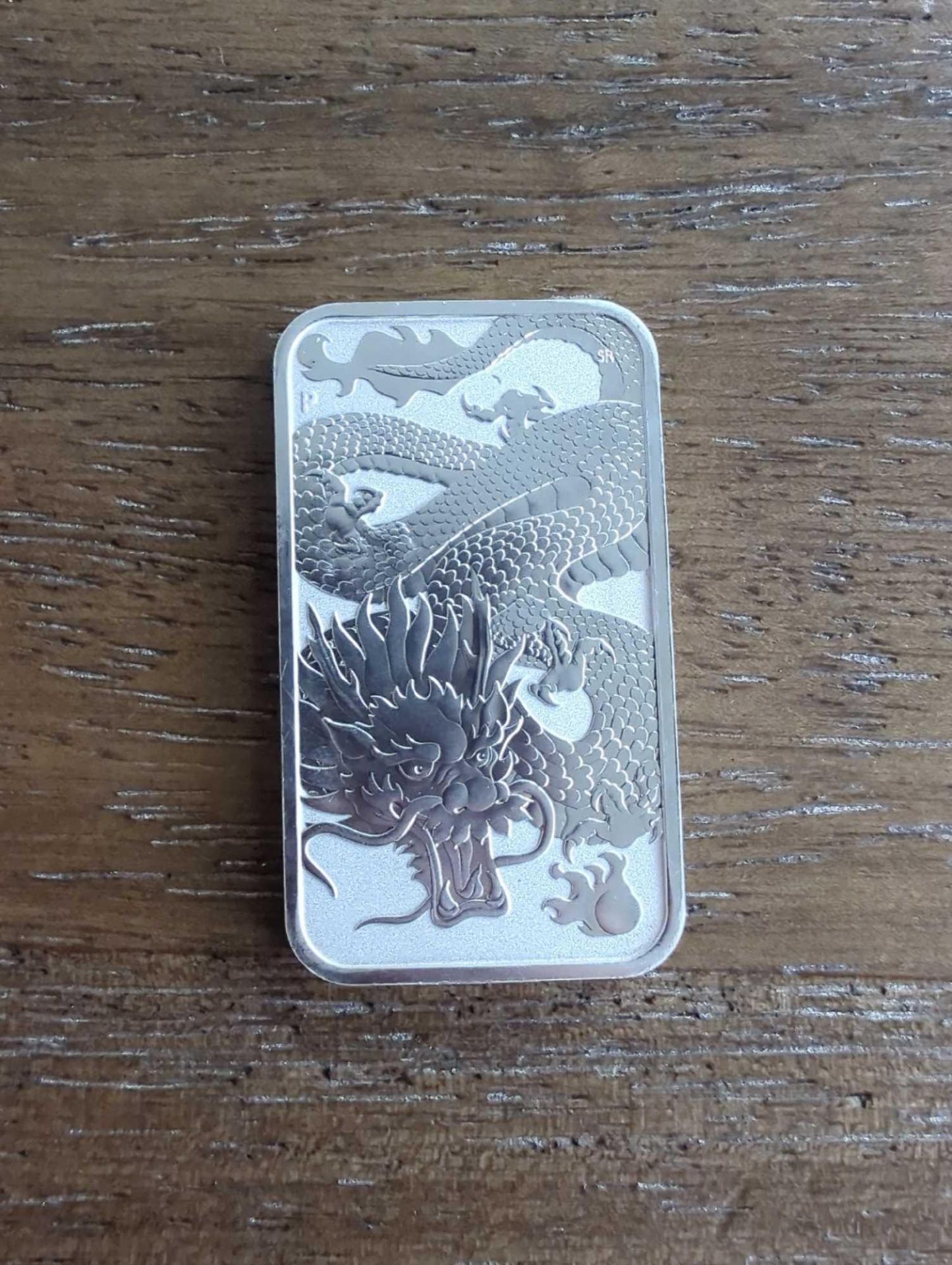 1 oz Silver Dragon Bar - Image 2 of 3