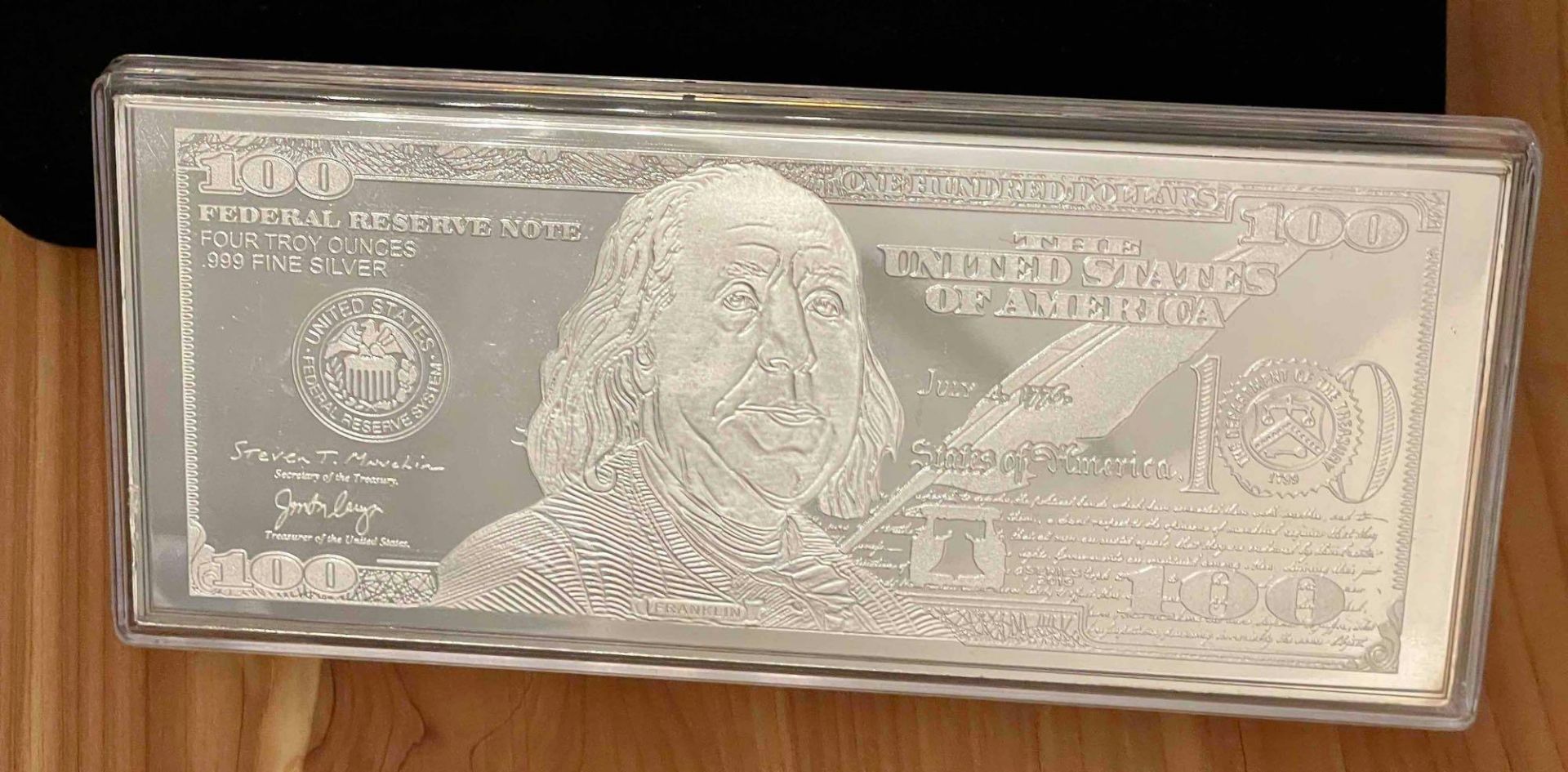 4oz $100 Silver Bar - Image 4 of 5