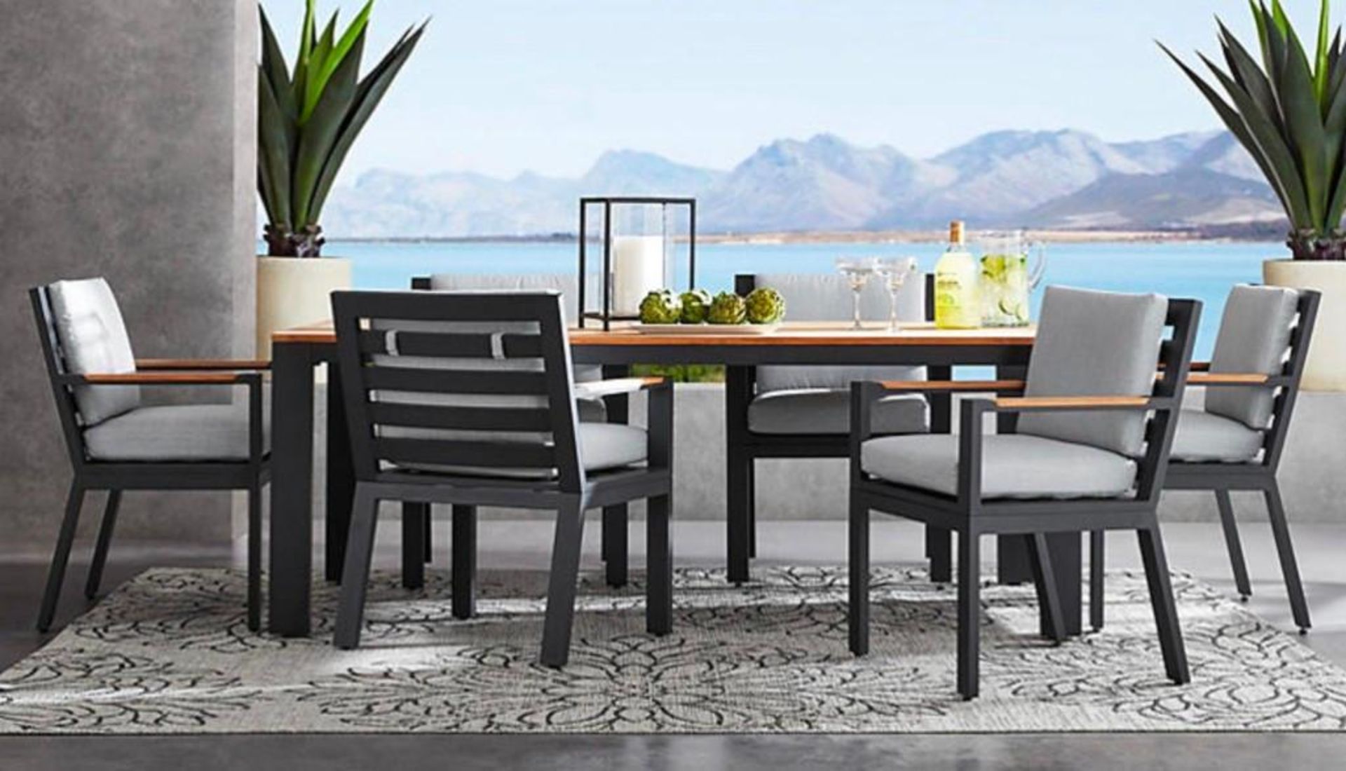 Members Mark Vista collection 7 piece dining set - Image 3 of 6