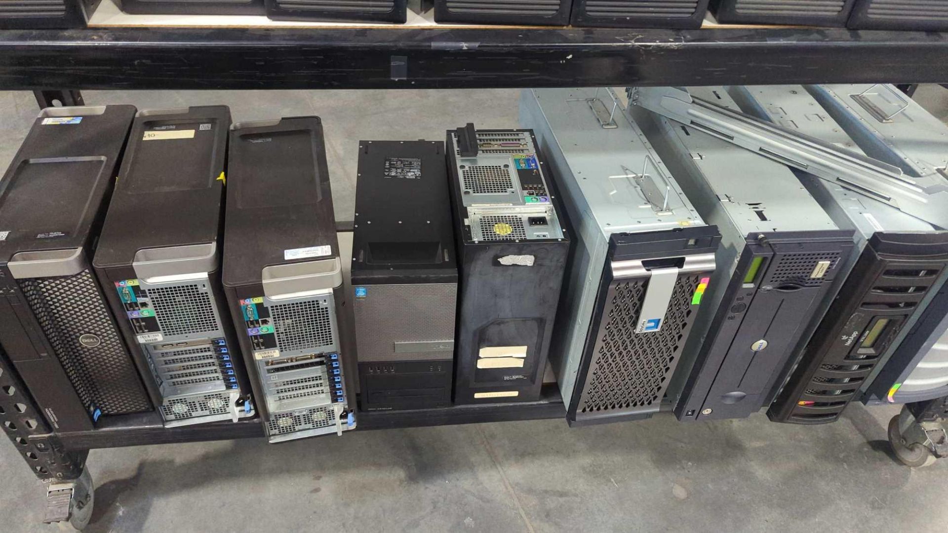 Rolling Rack of Dell Desktop Towers - Image 7 of 10