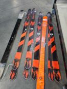 skis (approx 6 pairs)