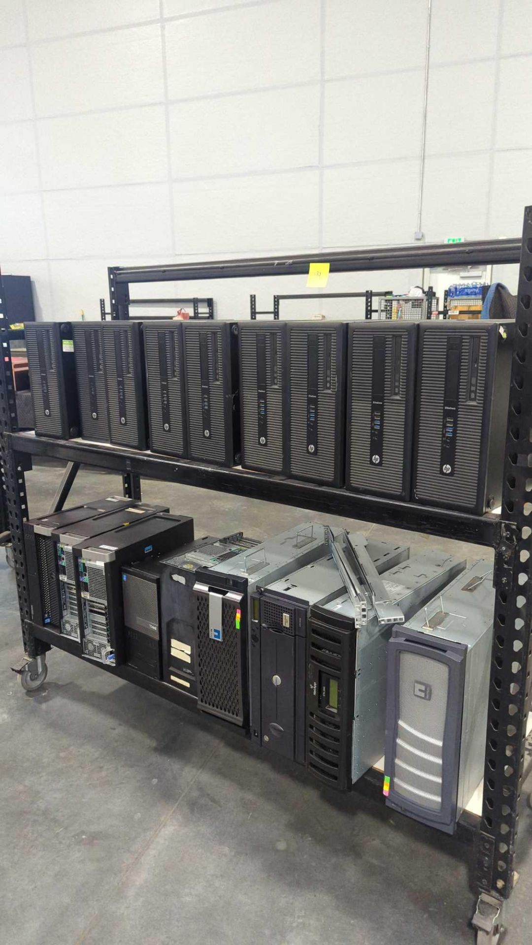 Rolling Rack of Dell Desktop Towers - Image 10 of 10