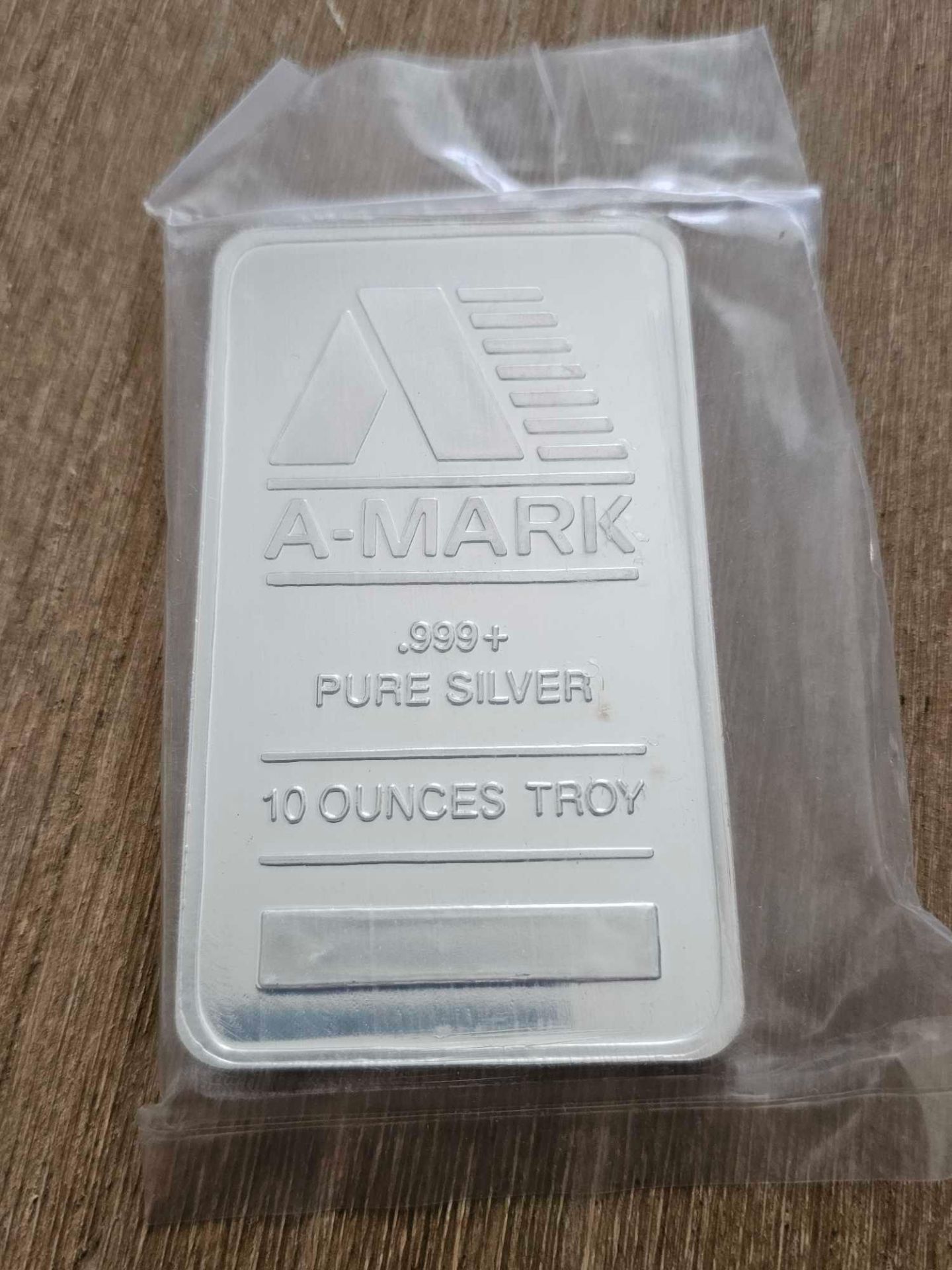 A Mark Vintage 10 oz Silver Bar