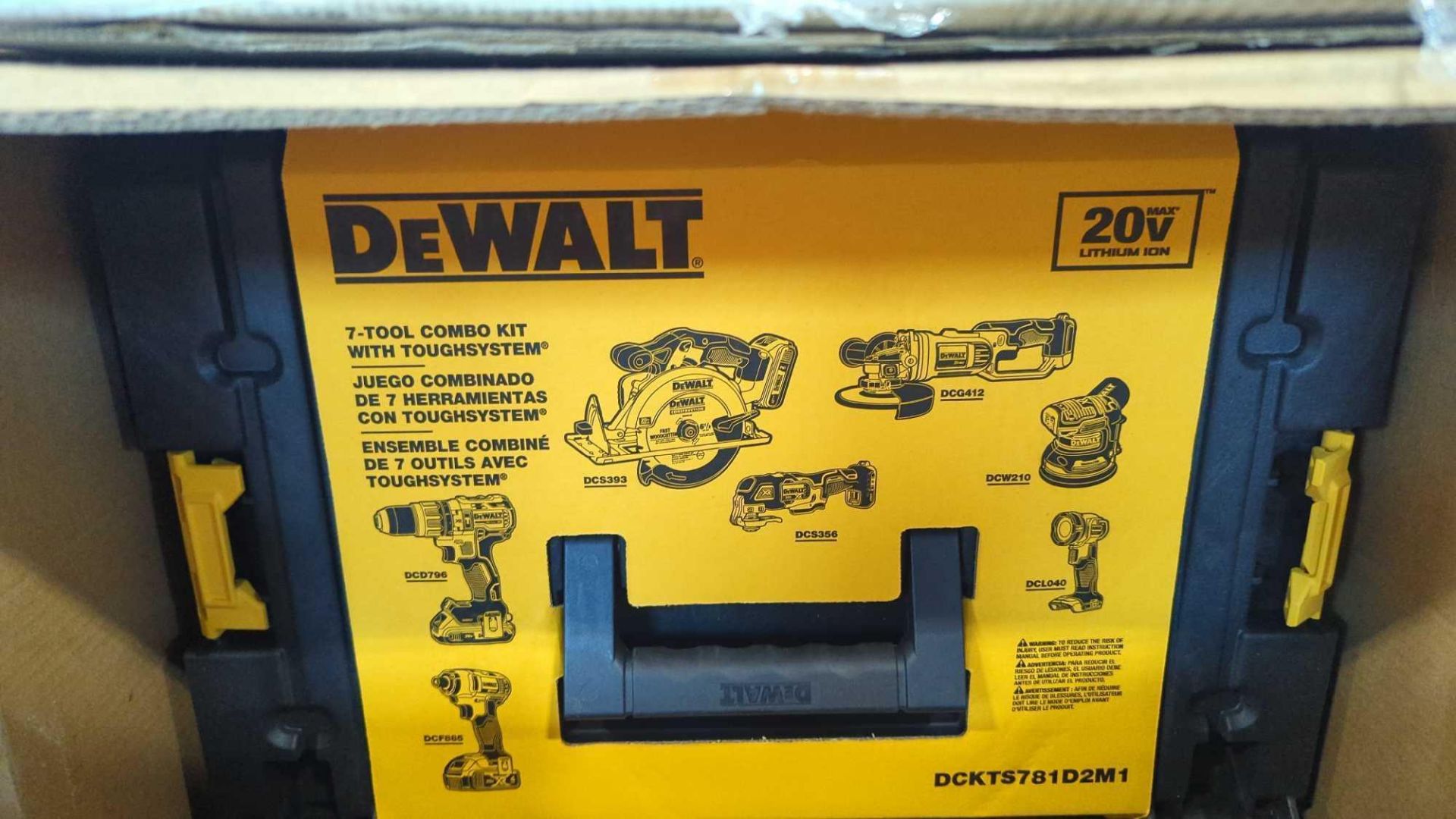 Dewalt 7 tool combo kit, bench vice, and more