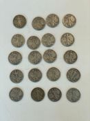 Assorted Walking Liberty Half Dollars,