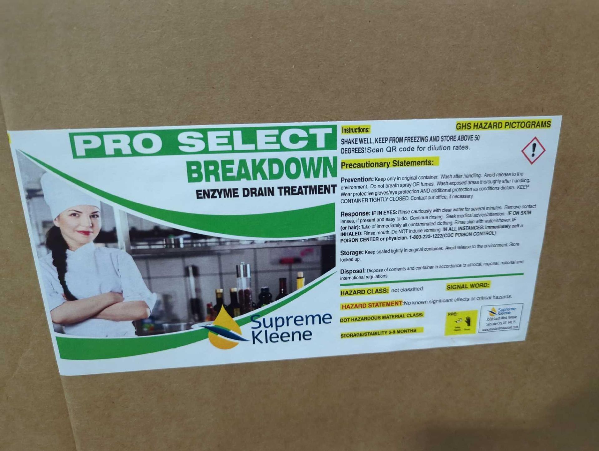 Pallet- Pro Select Breakdown Enzyme Drain Treatment