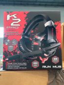 Pallet- Approx 240 K2 Pro Professional Gaming Headsets