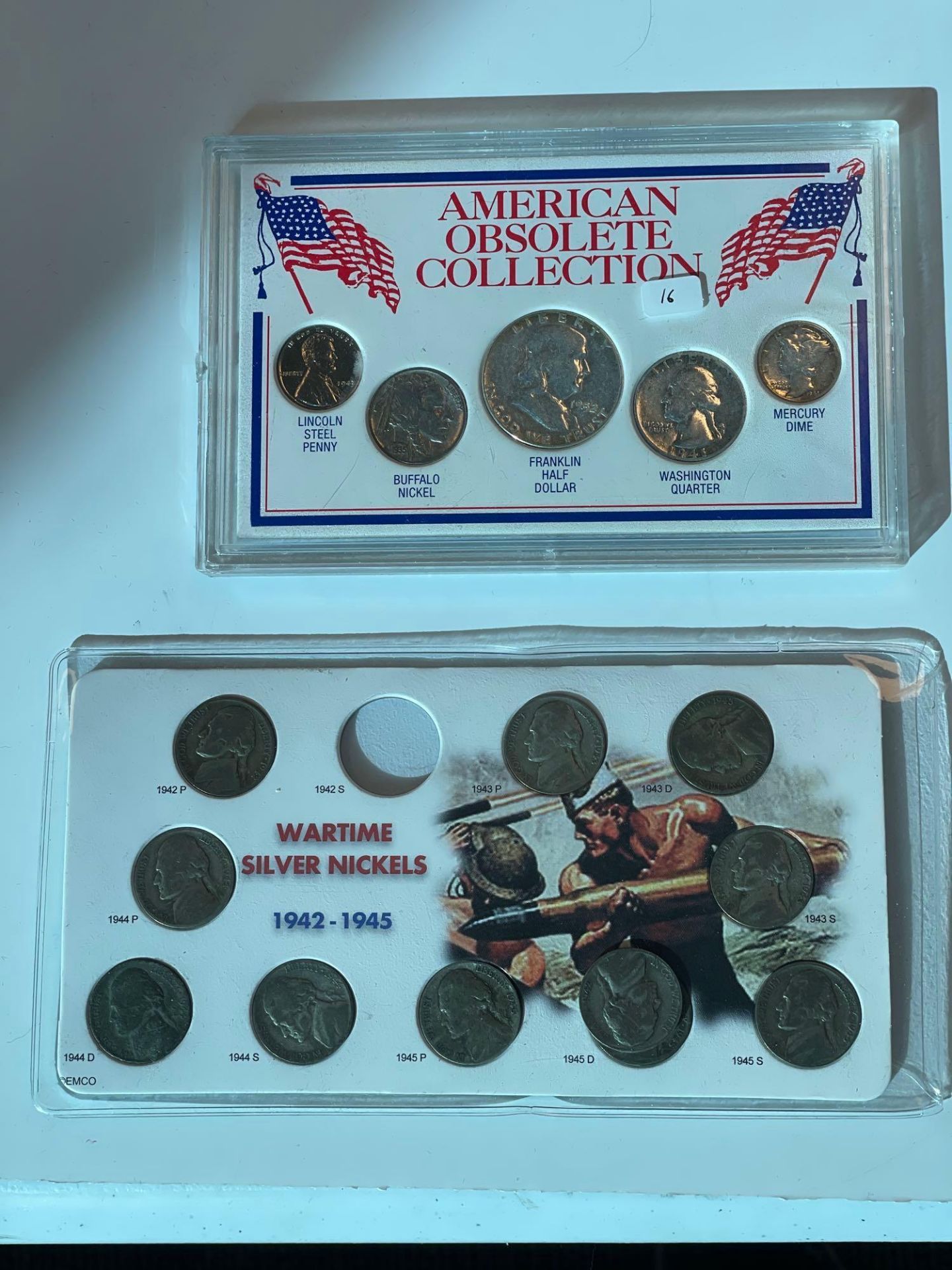 American Obsolete Collection, with WWIl Silver Nickel Set