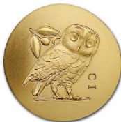 2022 1/2 Gram Gold Athenas Owl