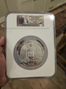 2010 5oz Silver 25c Hot Springs Gem Uncirculated Early Release