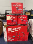 Milwaukee 9 piece tool kit, and multiple impact wrench