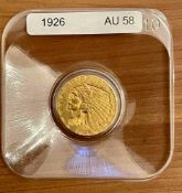 1926 $2.50 Indian Gold Quarter Eagle